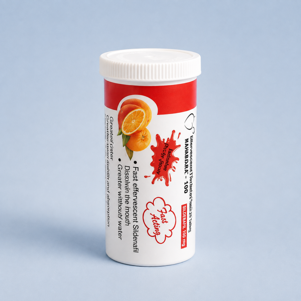 KAMAGRA EFFERVESCENT 100 - envase y producto, imagen 1