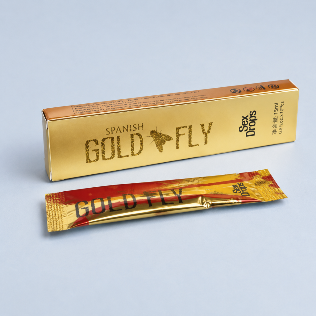SPANISH GOLD FLY - envase y producto, imagen 1