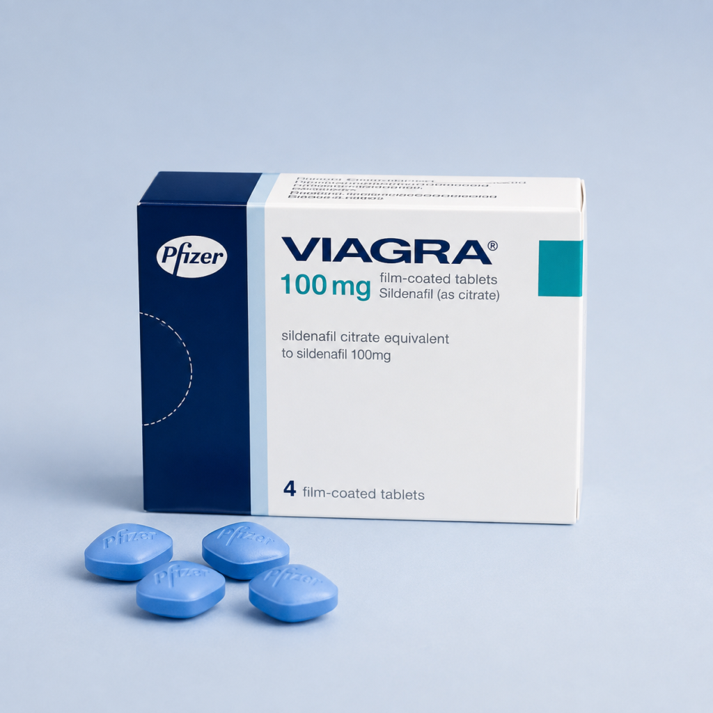 VIAGRA 100 MG - envase y producto, imagen 1